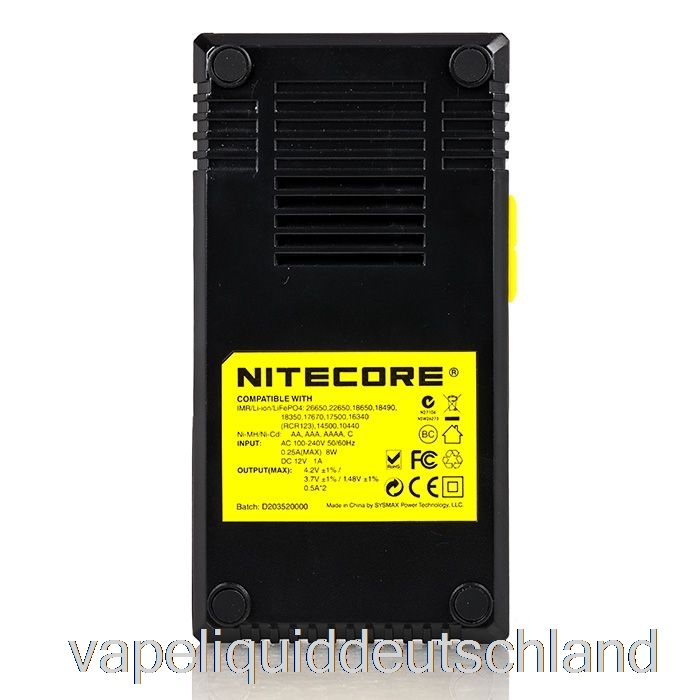 Nitecore D2 Akkuladegerät (2-Schacht) Vape Deutschland