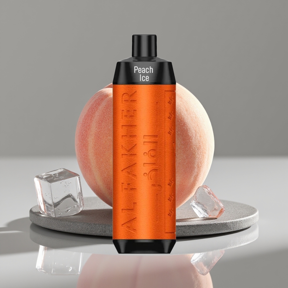 Al Fakher Crown Bar 8000 Crystal 18ml Pfirsich Eis USB-C 600mAh 5mg