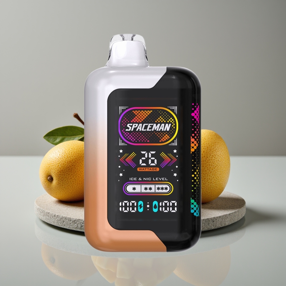 SMOK Spaceman SP40000 Zero Nicotine Disposable 20ml Saurer Mango Honigtau 1000mAh Typ-C