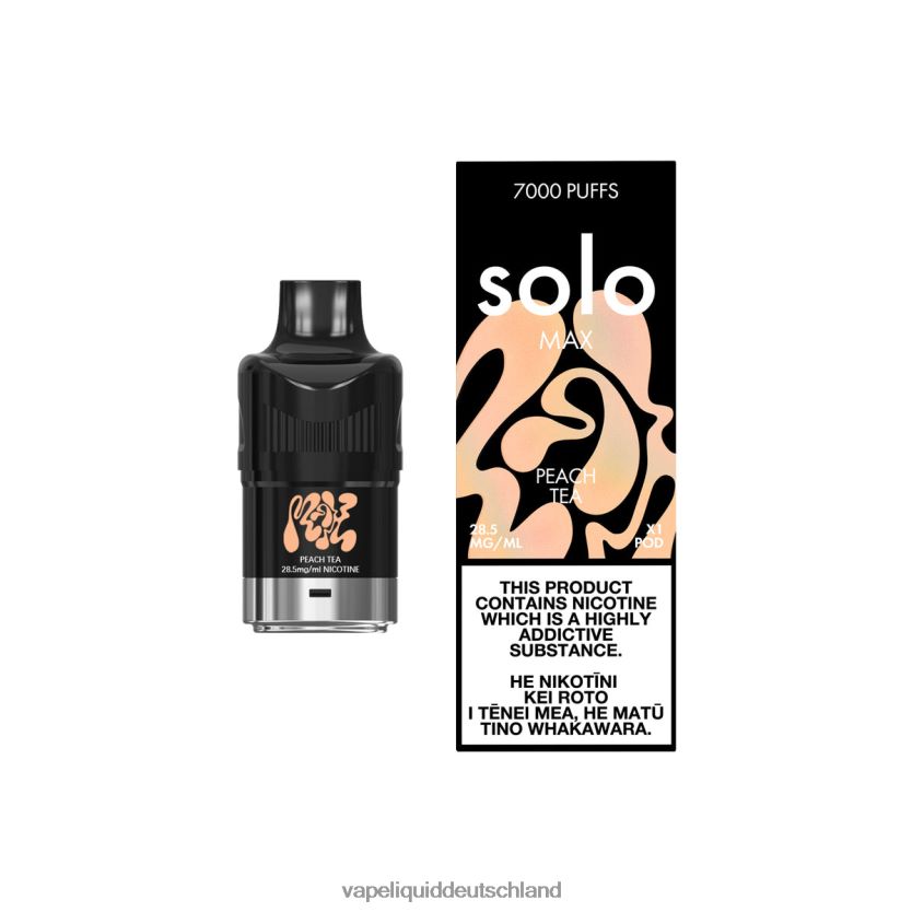 Vape Deutschland Pfirsichtee | Solo MAX Schote 40F6BP79