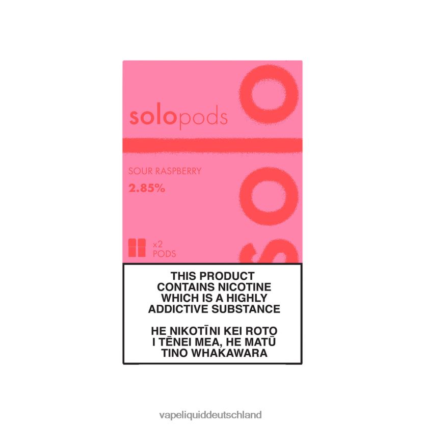 Vape Deutschland saure Himbeere | Solo Ersatz-Pod im 2er-Pack 40F6BP59