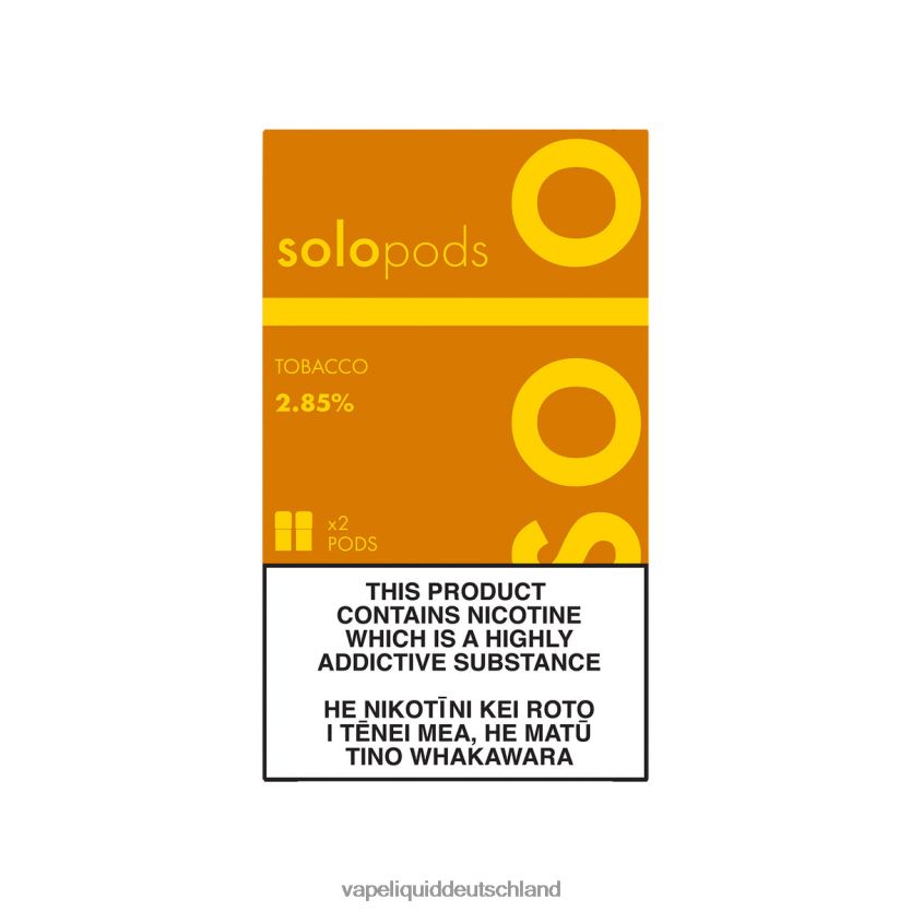Vape Liquid Tabak | Solo Ersatz-Pod im 2er-Pack 40F6BP50