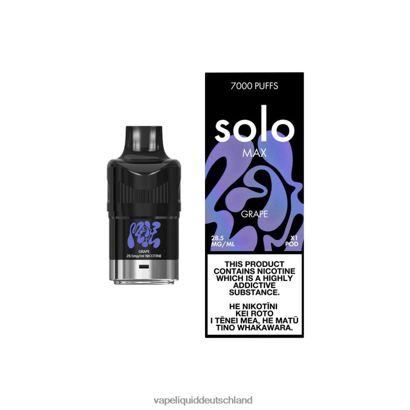Vape Liquid Traube | Solo MAX Schote 40F6BP78