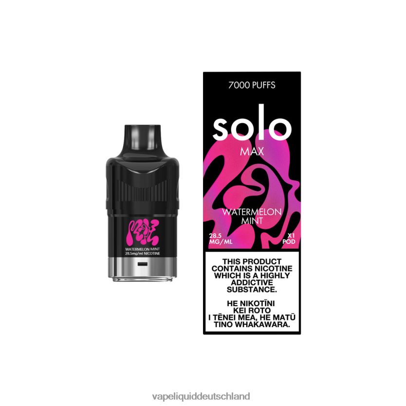 Vape Liquid Wassermelonenminze | Solo MAX Schote 40F6BP86
