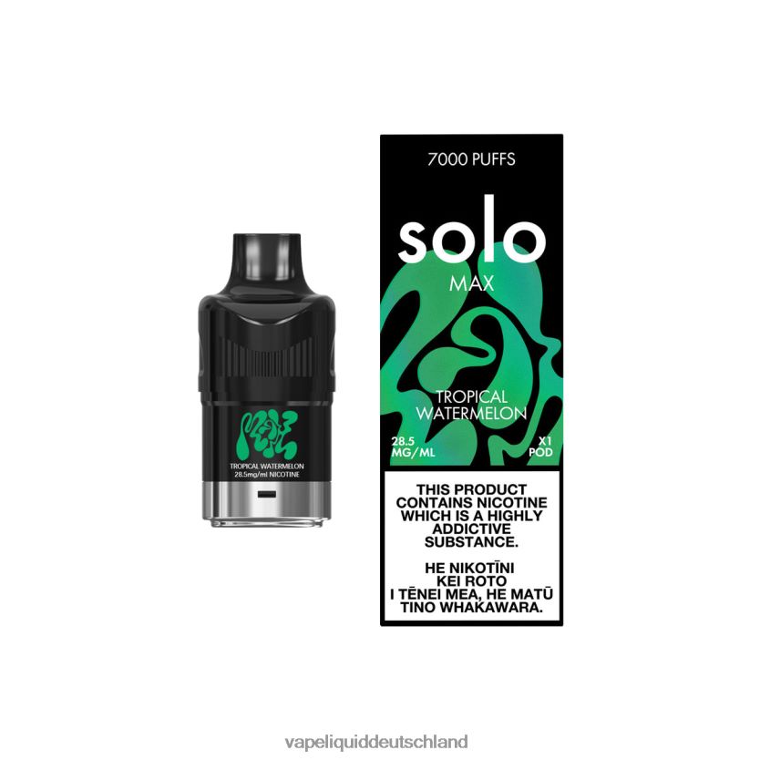 Vape Liquid tropische Wassermelone | Solo MAX Schote 40F6BP82