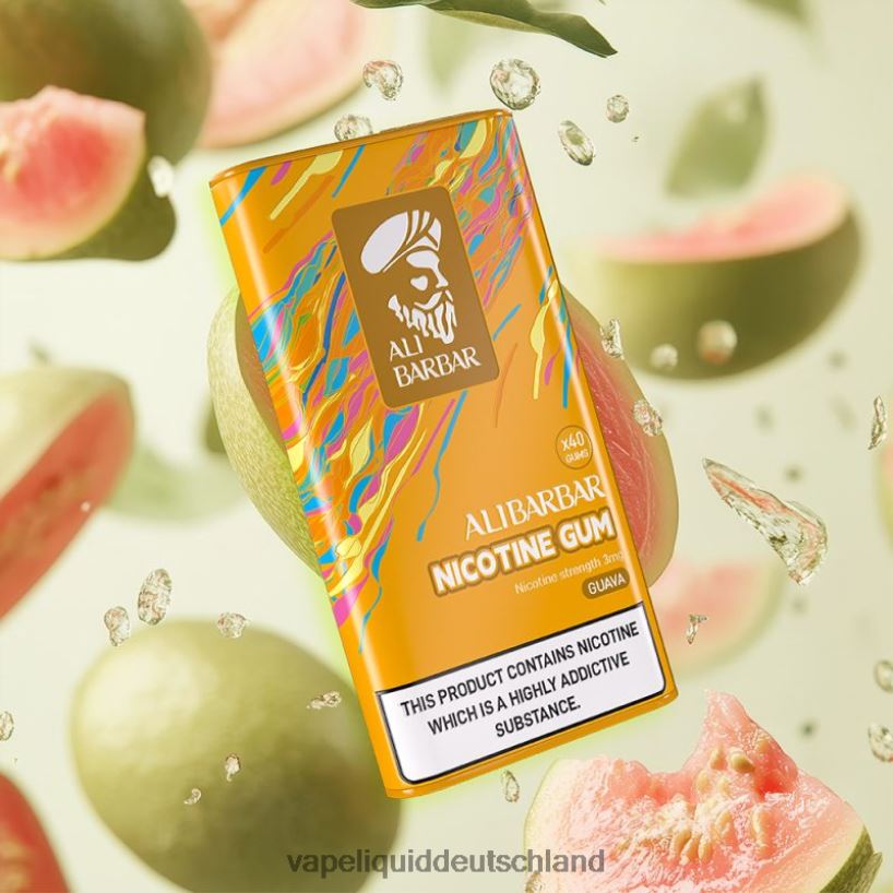 Alibarbar Nikotinkaugummi Guave X068JX100 Vape 12000 Züge