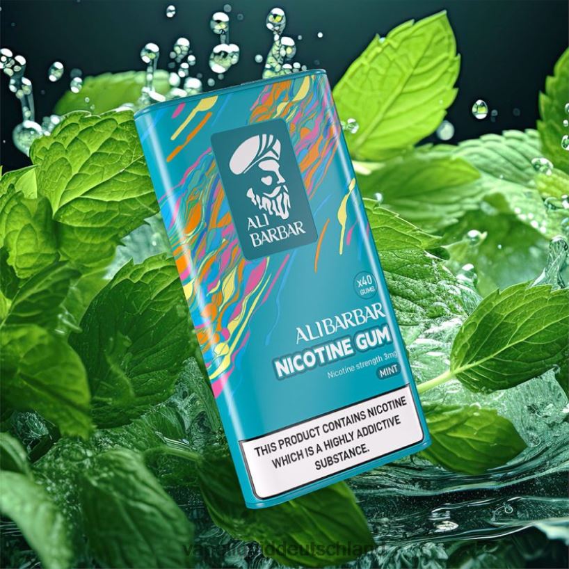 Alibarbar Nikotinkaugummi Minze X068JX101 Vape Deutschland